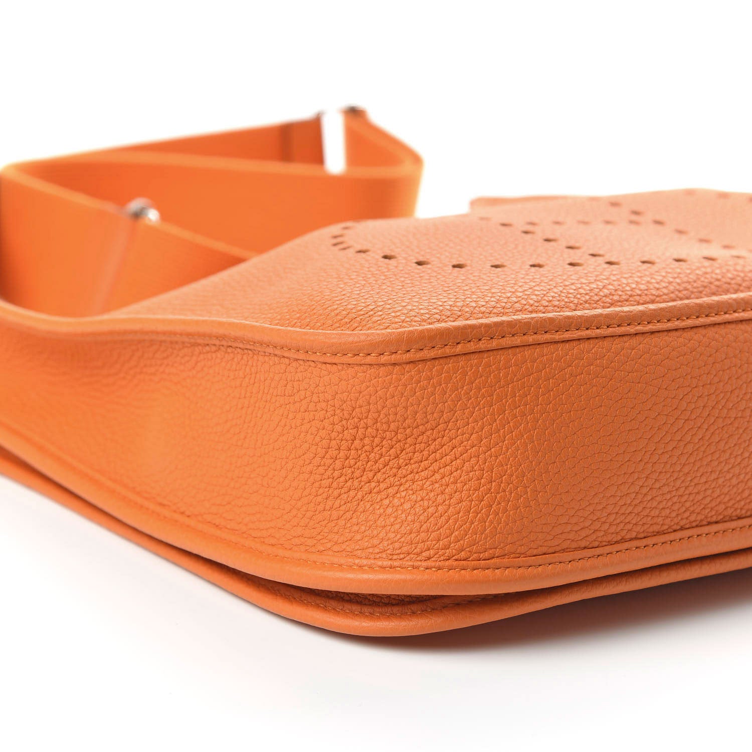 Hermes Togo Evelyne III PM Orange 6 of 9