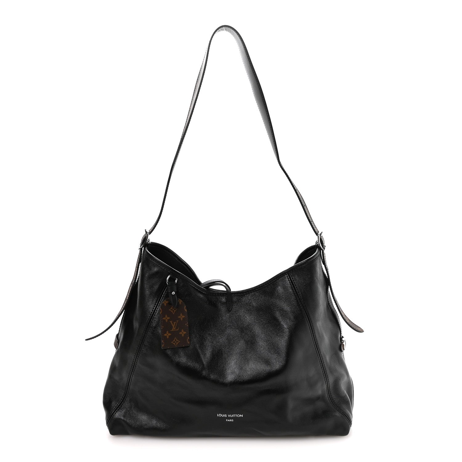 Louis Vuitton Lambskin CarryAll Vibe MM Black 1 of 10