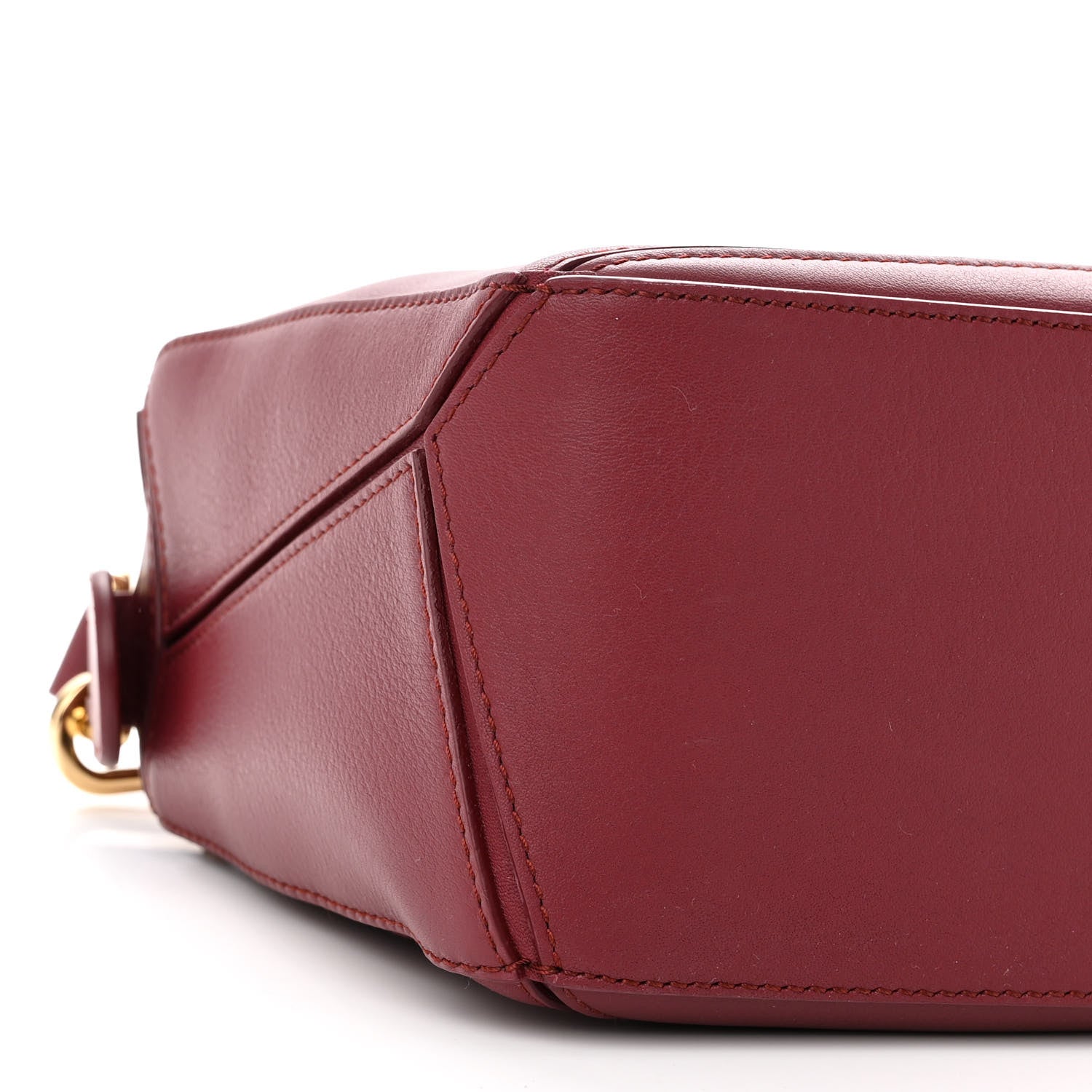 Loewe Calfskin Small Puzzle Bag Wine 8 of 9