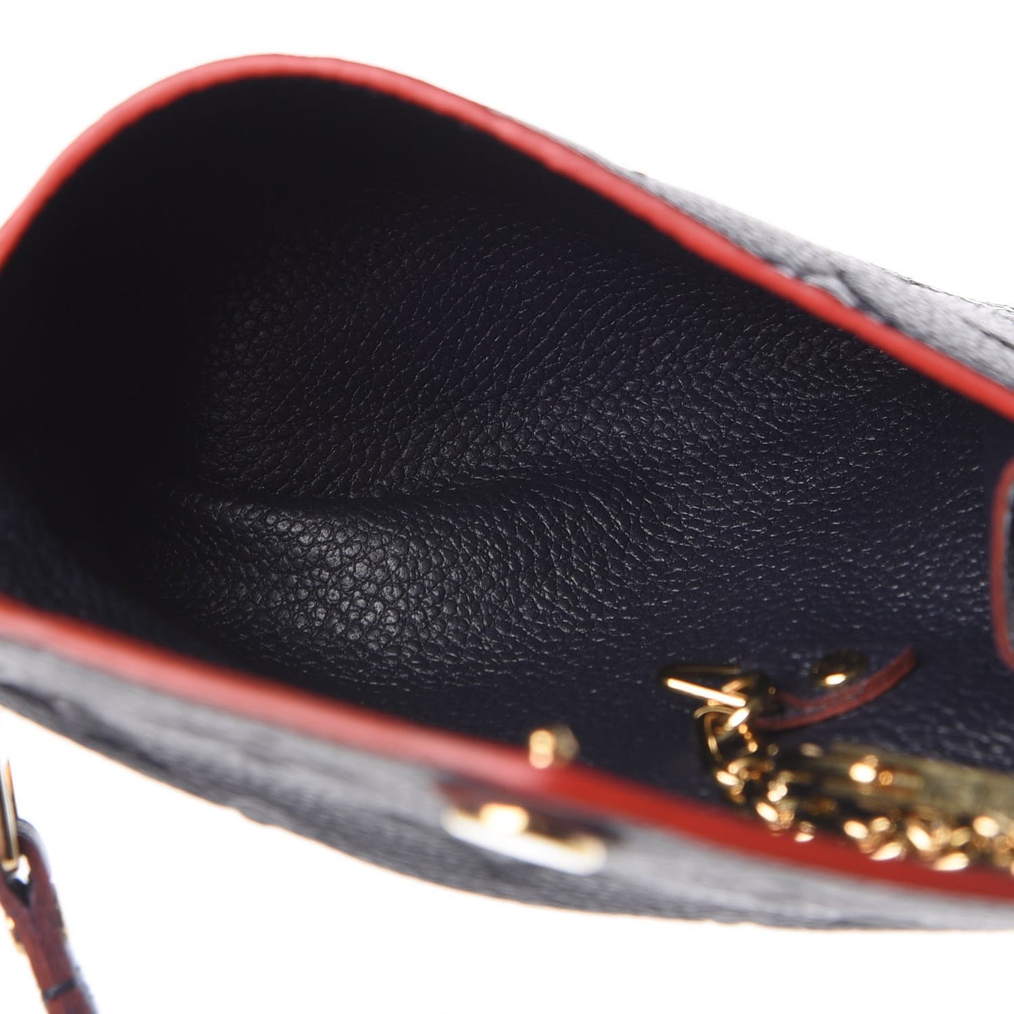Empreinte Key Pouch Marine Rouge
