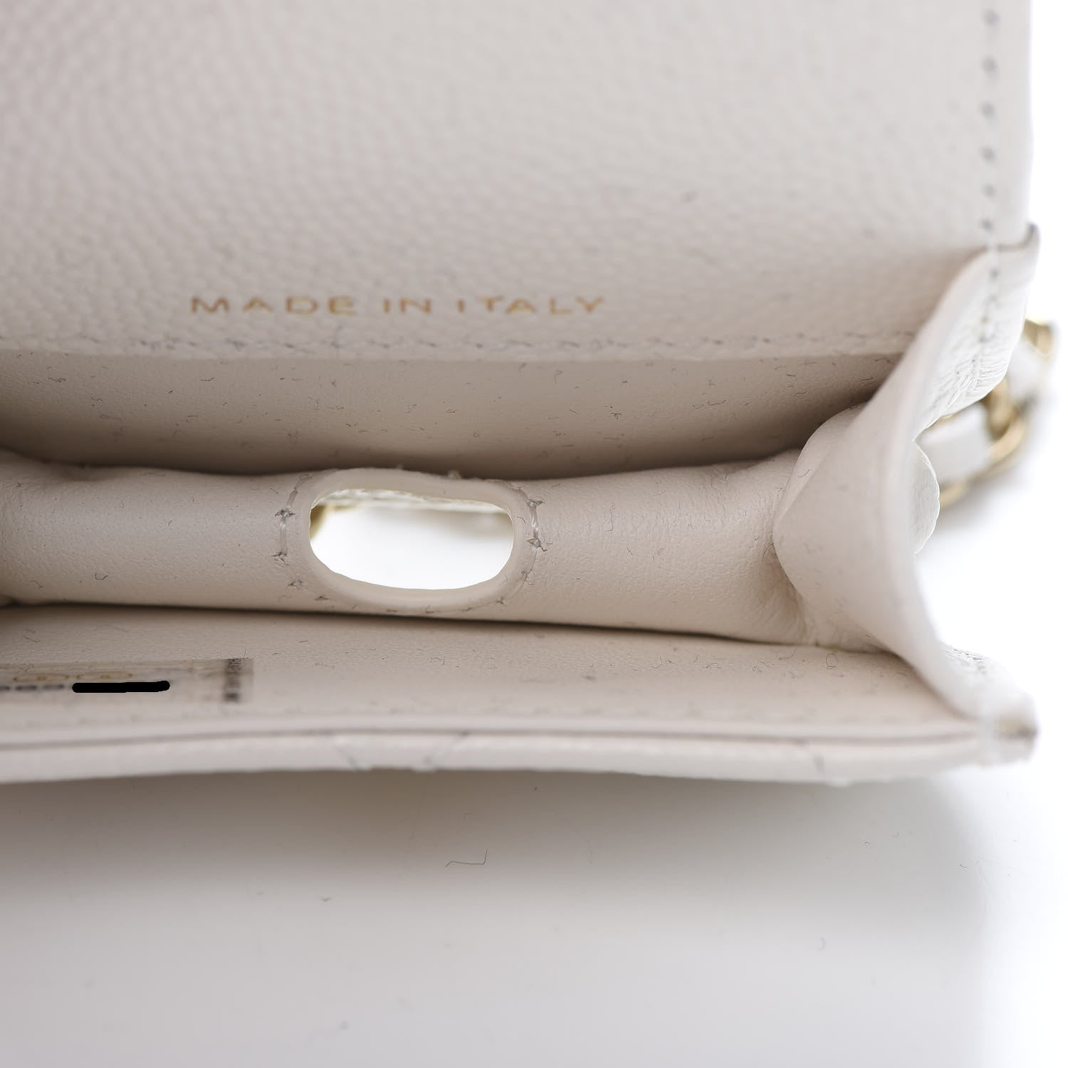 Chanel Caviar Quilted Airpods Pro Case White 5 of 8