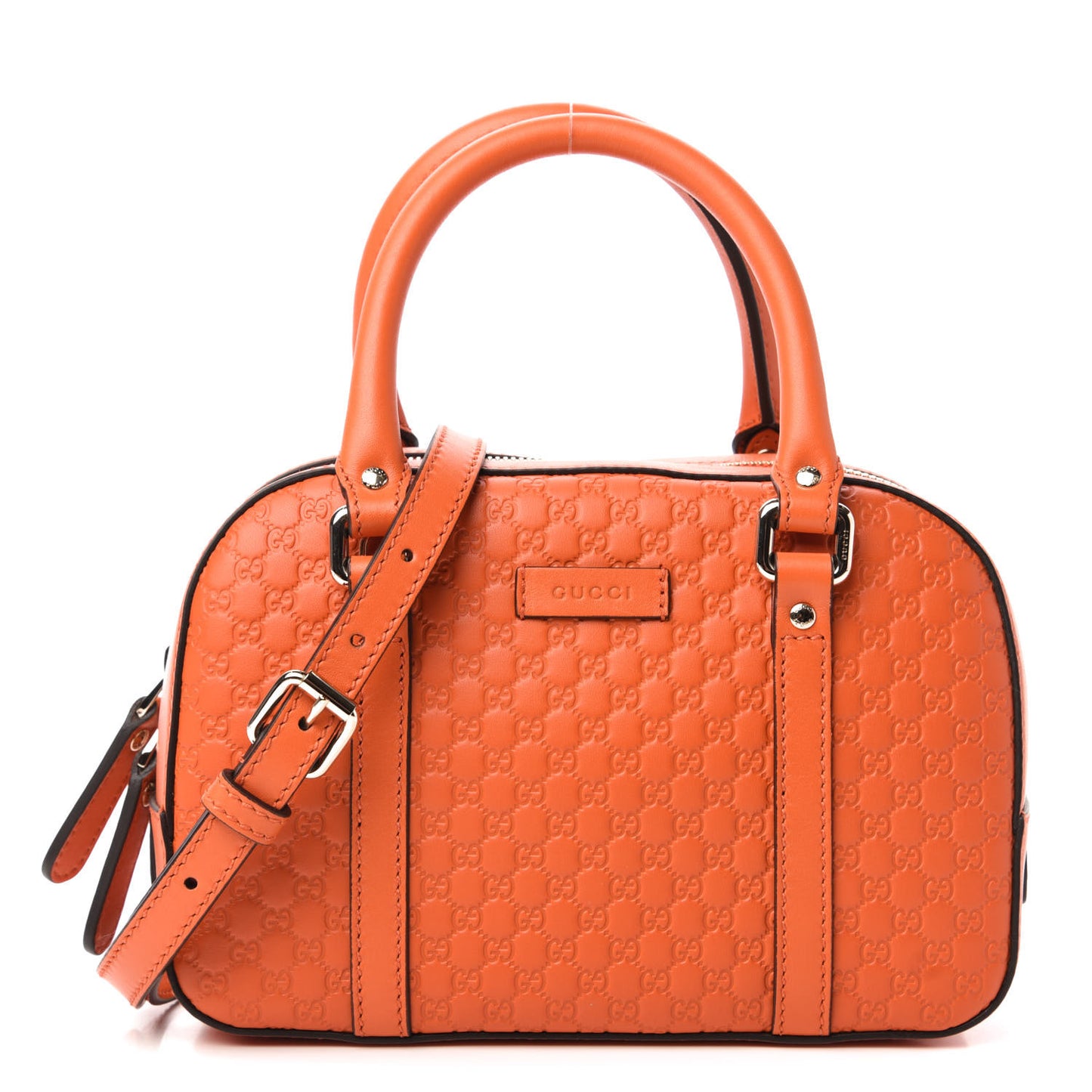 Soft Microguccissima Small Crossbody Bag Sun Orange