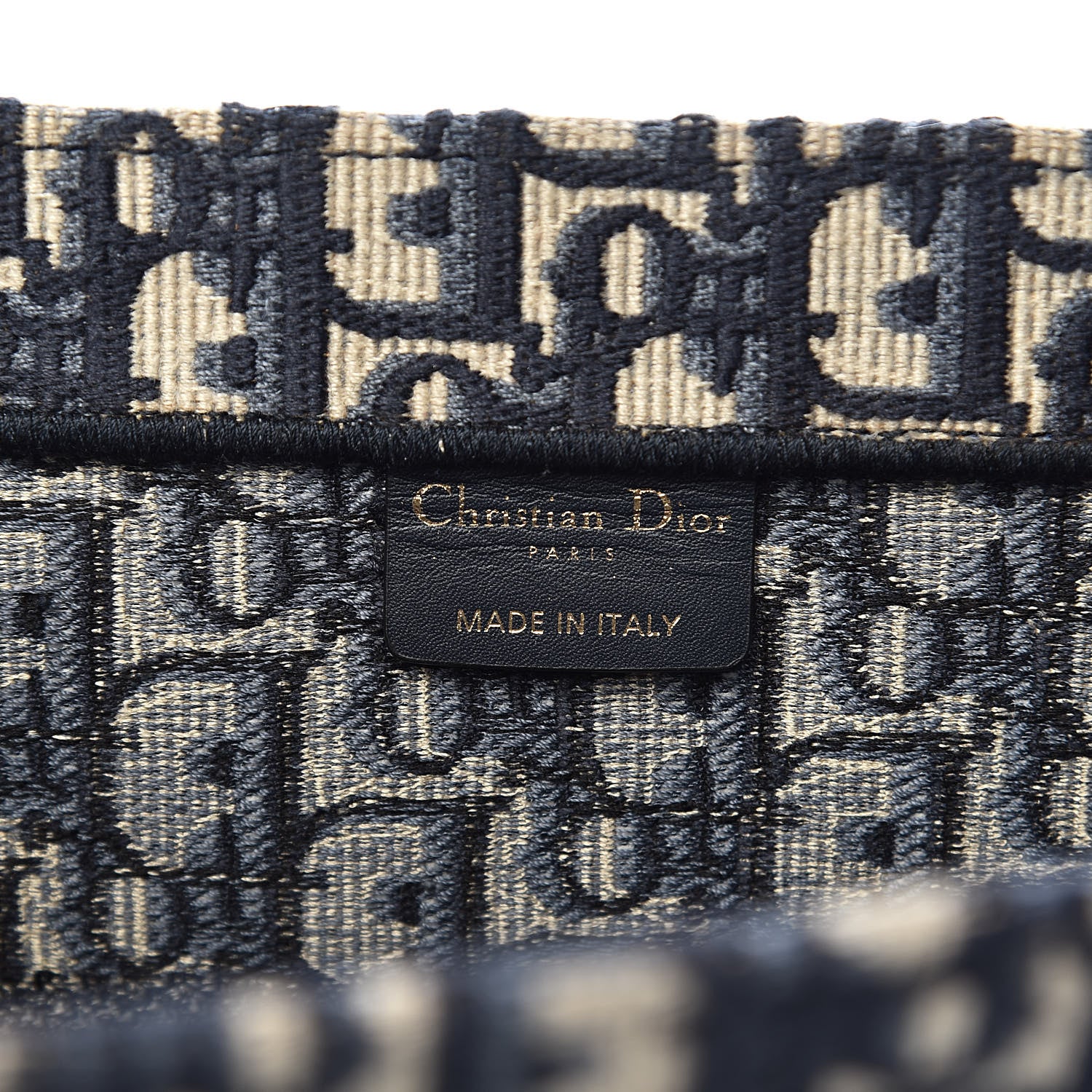 Christian Dior Oblique Medium Book Tote Blue Multicolor 6 of 11