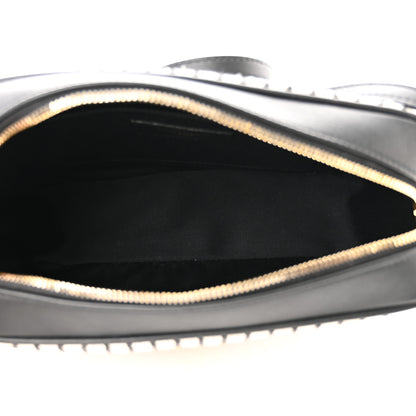 Saint Laurent Canvas Calfskin Monogram Lou Camera Bag Black Grey Cream 5 of 11