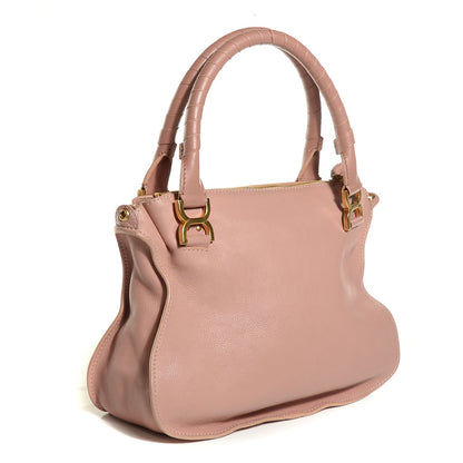 Chloe Calfskin Medium Marcie Satchel Anemone Pink 3 of 8