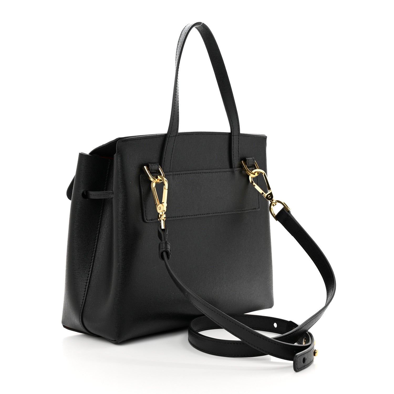 Mansur Gavriel Calfskin Mini Lady Bag Black Flamma 3 of 12