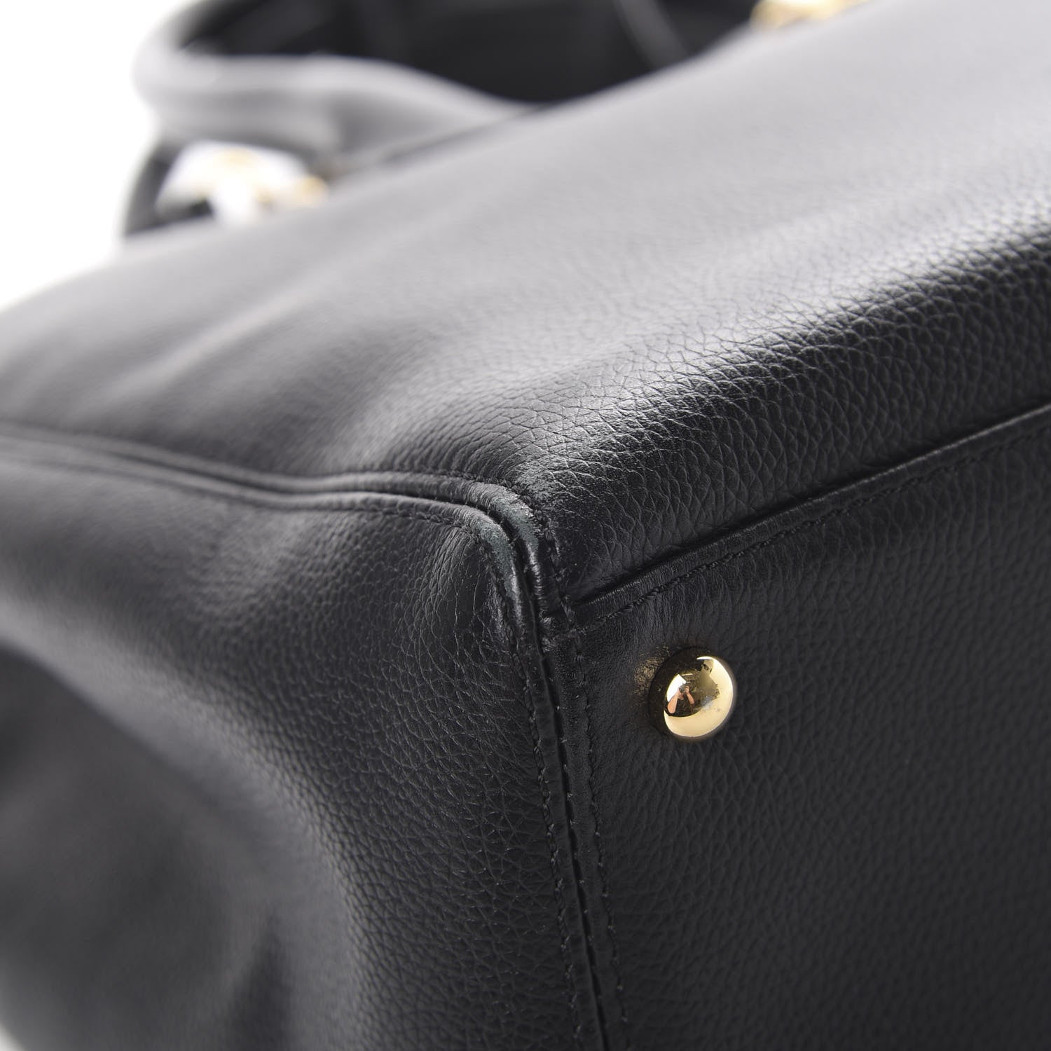 Chanel Calfskin Cerf Executive Shopper Tote Black 7 of 13