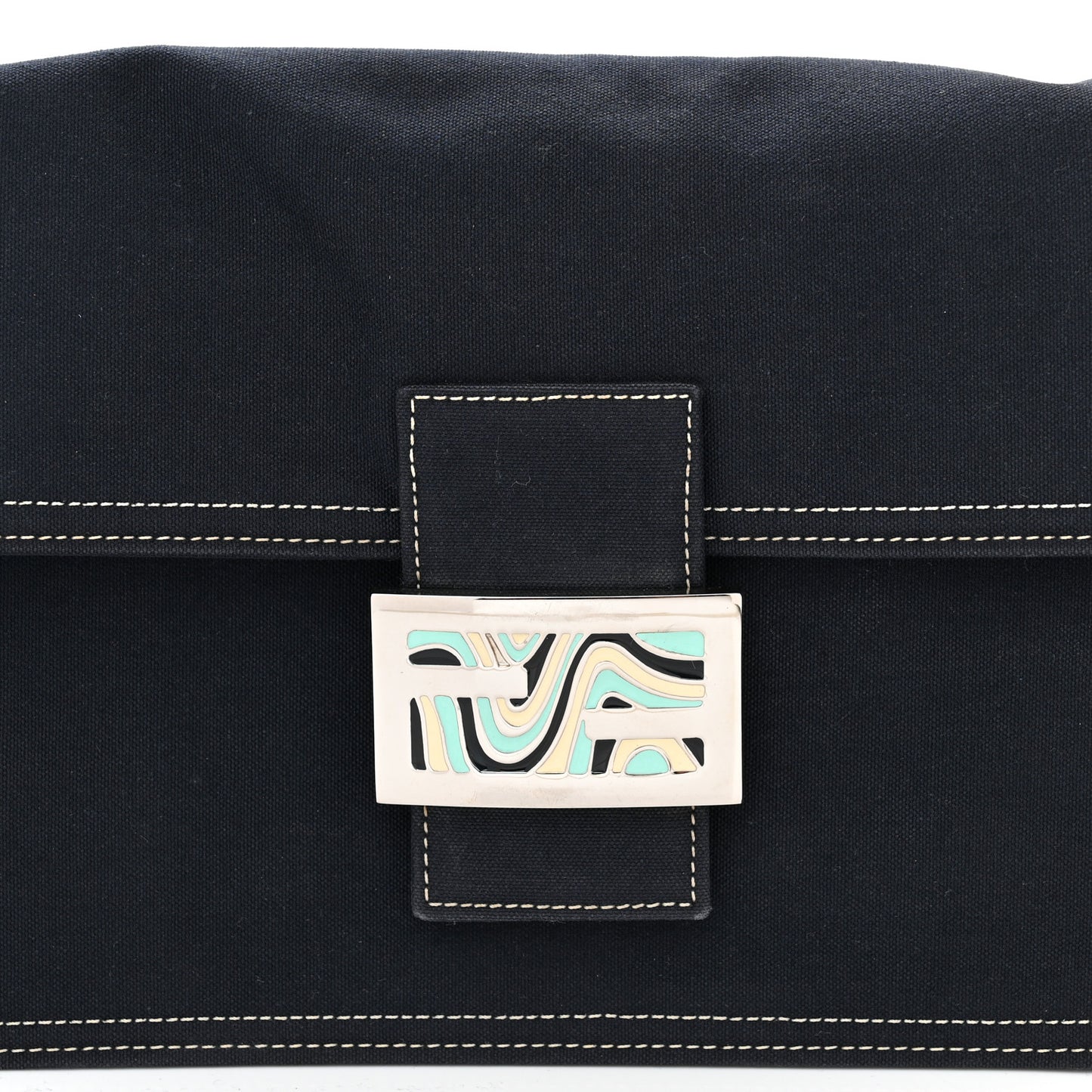 Canvas Baguette Blue