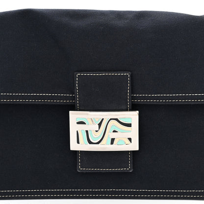 Fendi Canvas Baguette Blue 7 of 14