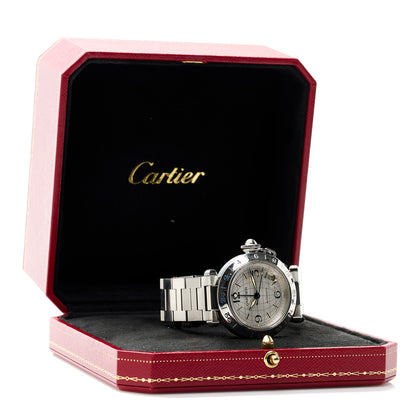 Cartier Stainless Steel 35mm Pasha GMT Automatic Watch 5 of 5