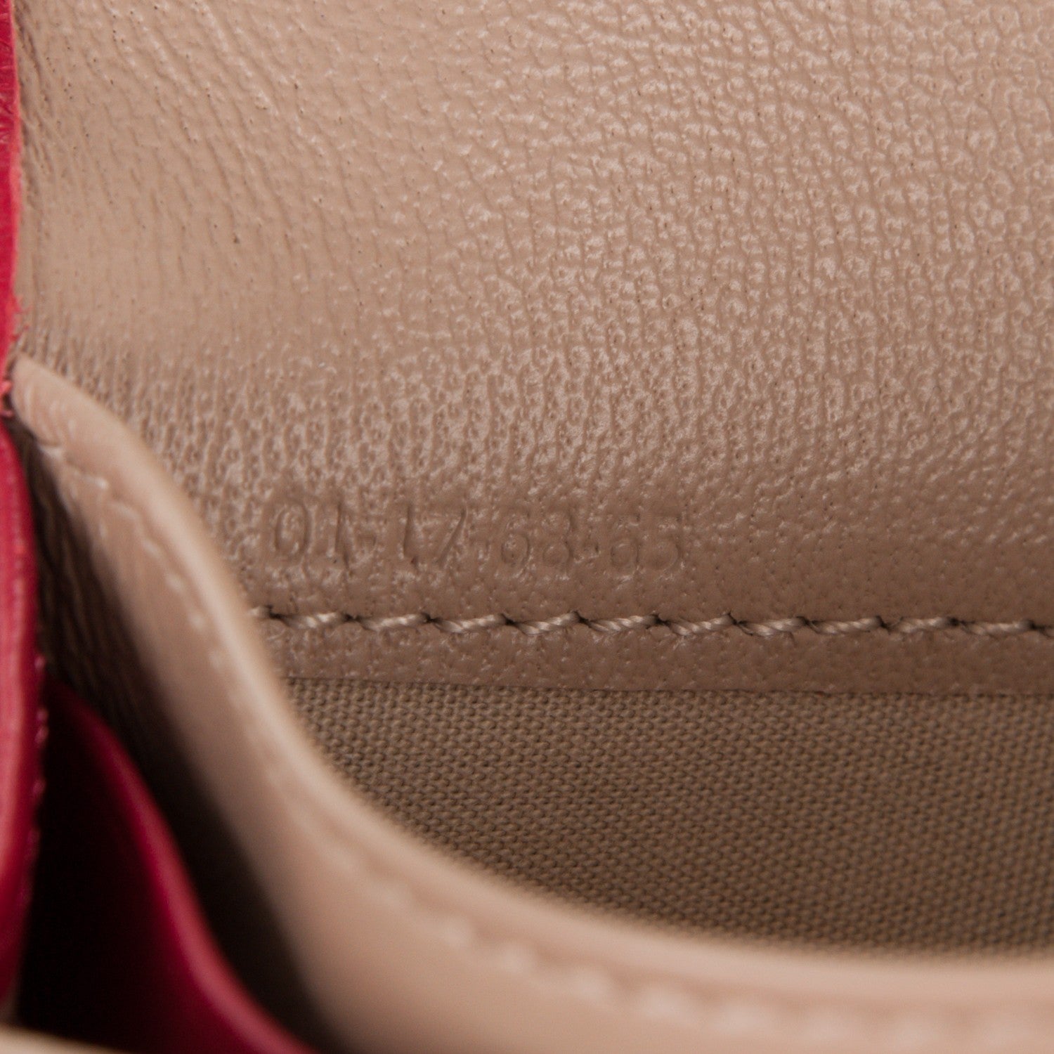 Chloe Grained Smooth Calfskin Indy Long Wallet Tulip Red 8 of 8