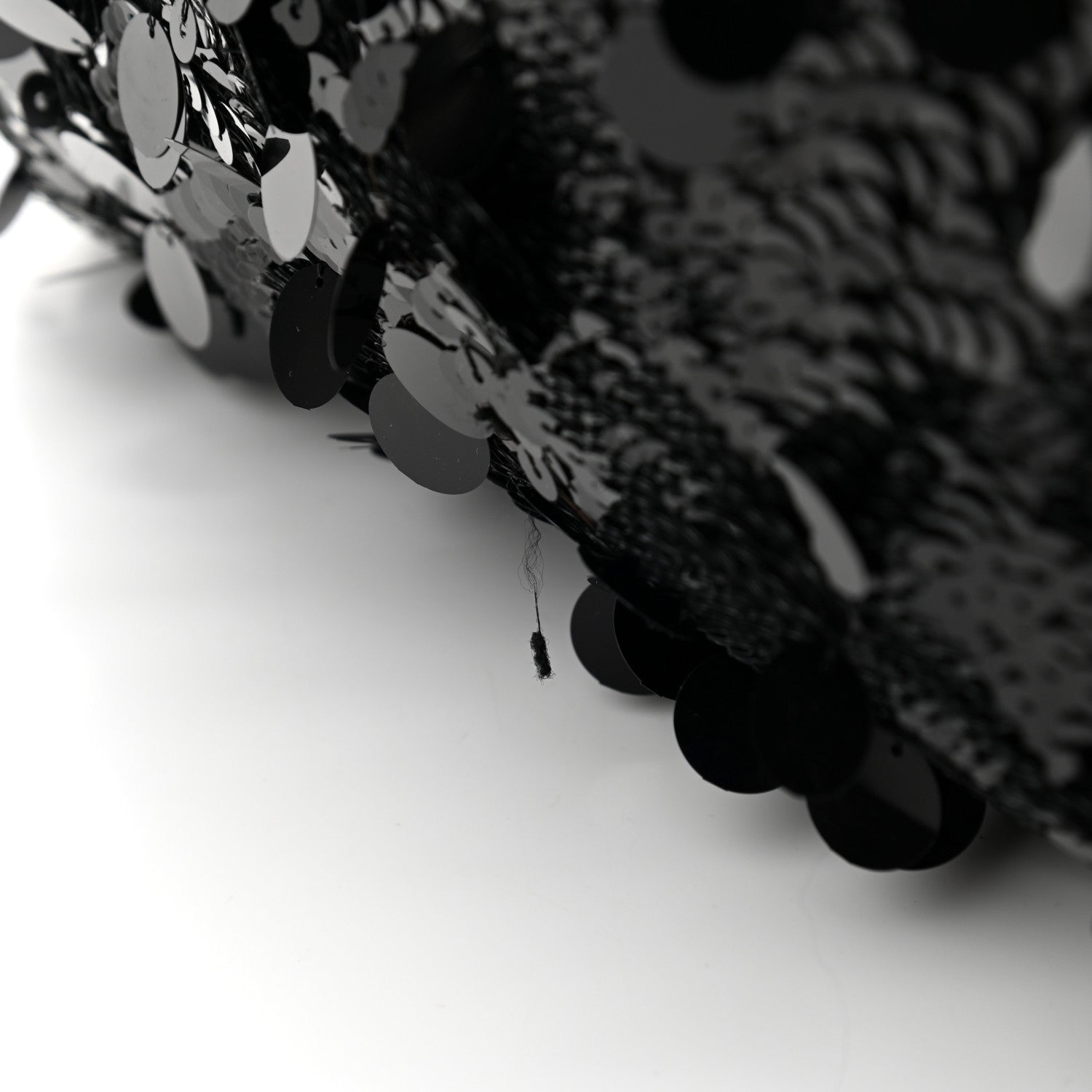 Prada Paillettes Vitello Signaux Bag Black 16 of 17