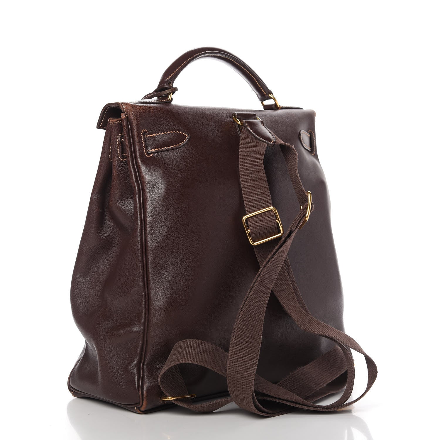 Hermes Gulliver Kelly Ado Backpack 20 Havane 3 of 18