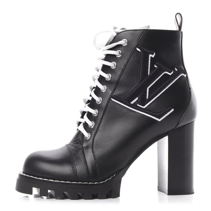 Louis Vuitton Calfskin Star Trail Ankle Boots 39 Black 1 of 10