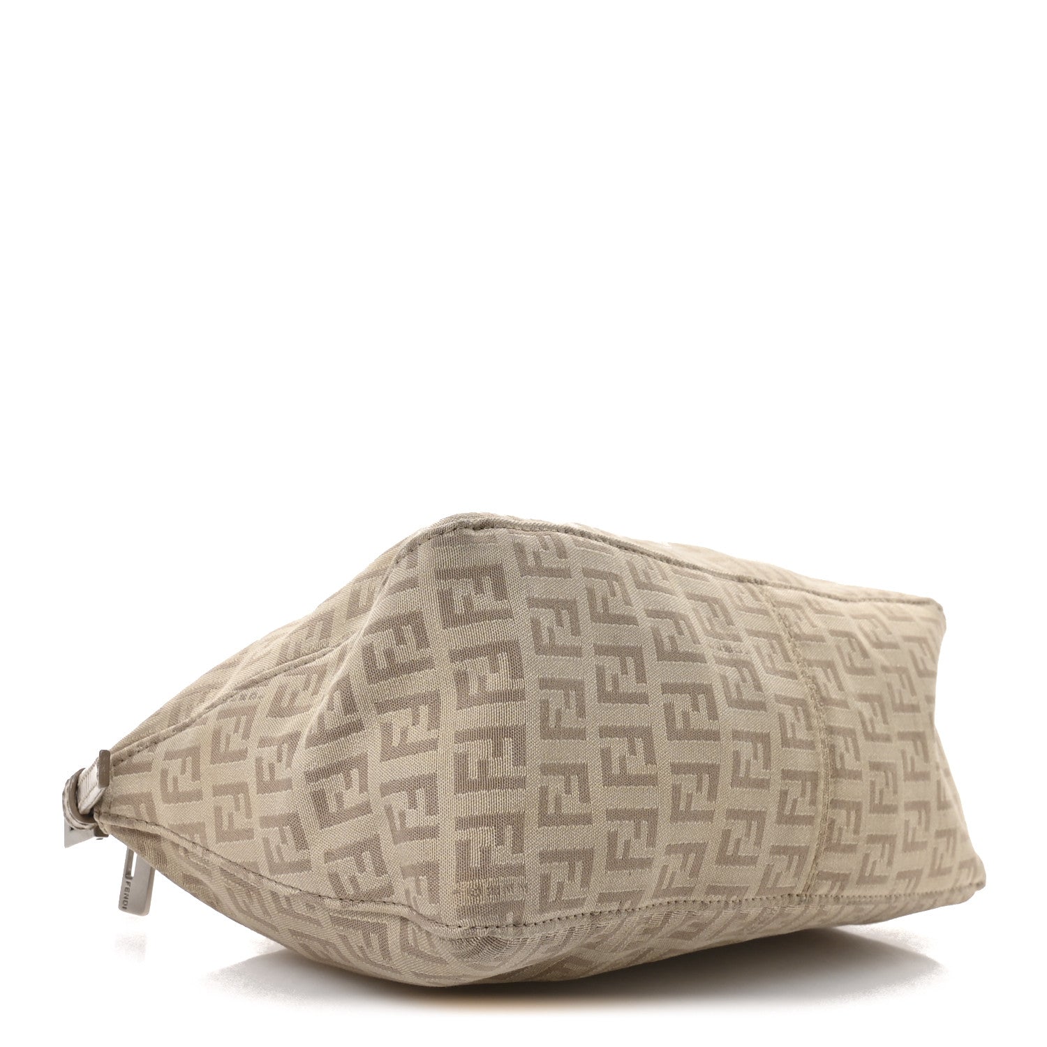 Fendi Zucchino Cuoio Pochette Beige Tortora Pietra 4 of 12