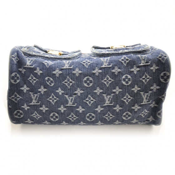 Monogram Denim Neo Speedy Blue