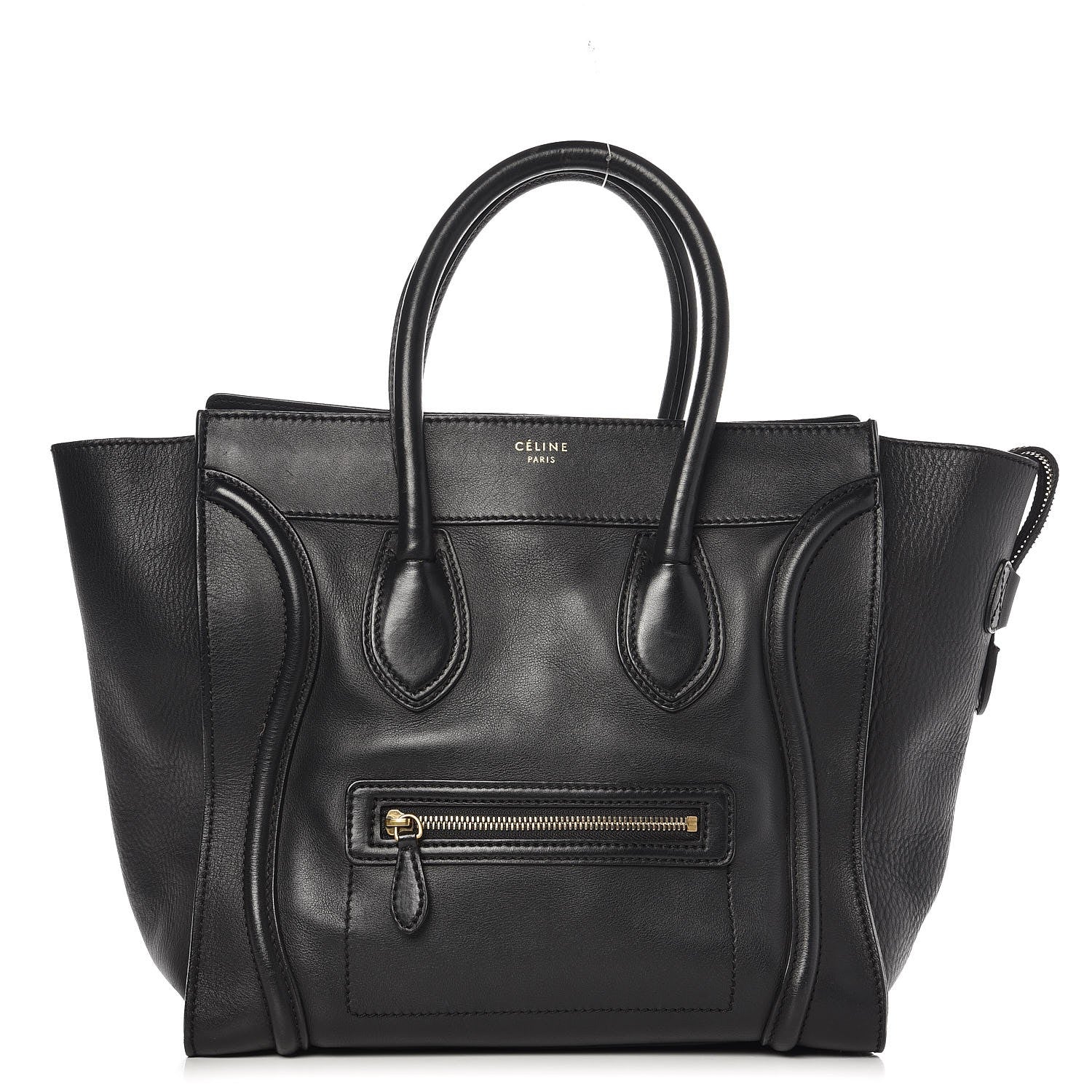 Celine Smooth Calfskin Mini Luggage Black 1 of 17