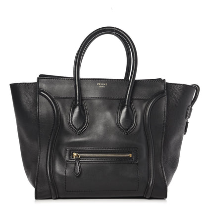 Celine Smooth Calfskin Mini Luggage Black 1 of 17