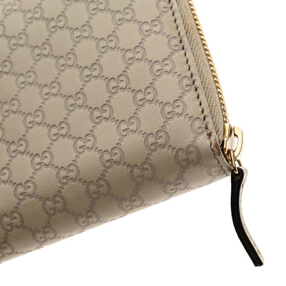 Gucci Microguccissima Nice Zip Around Wallet Off White 12 of 12