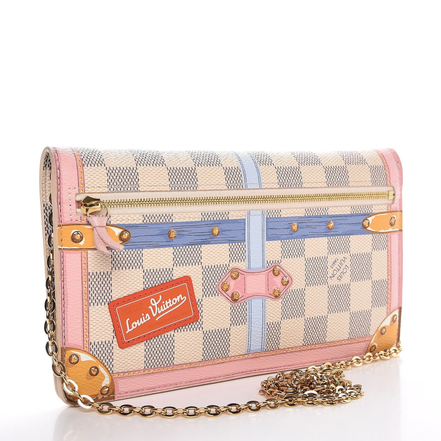 Damier Azur Summer Trunks Pochette Weekend