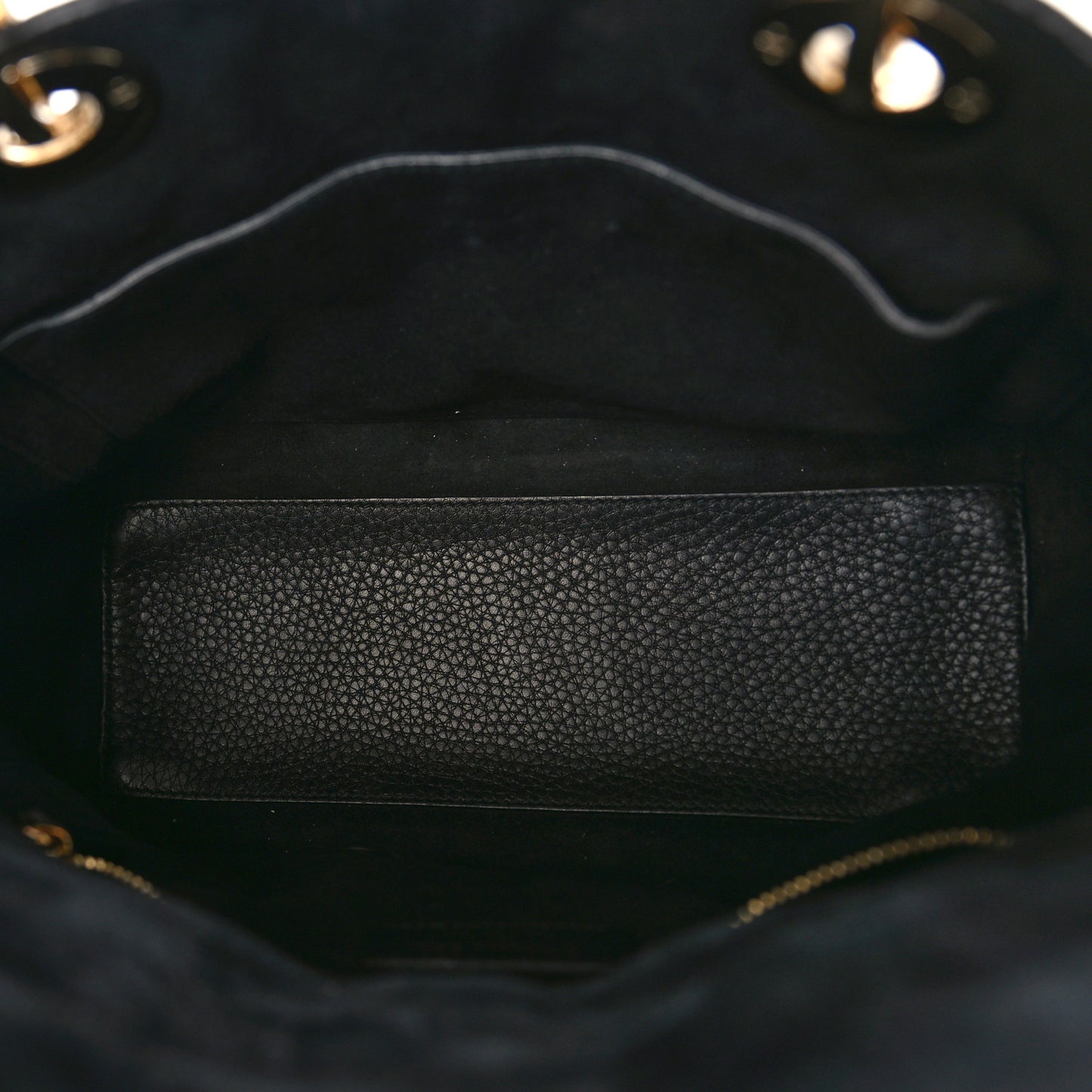 Grained Calfskin Cannage Medium Supple Lady Dior Black