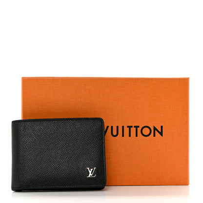 Louis Vuitton Taiga Multiple Wallet Black 9 of 9