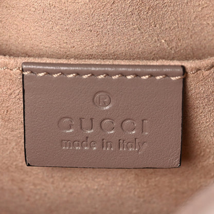 Gucci Calfskin Matelasse Mini GG Marmont Chain Shoulder Bag Porcelain Rose 6 of 10