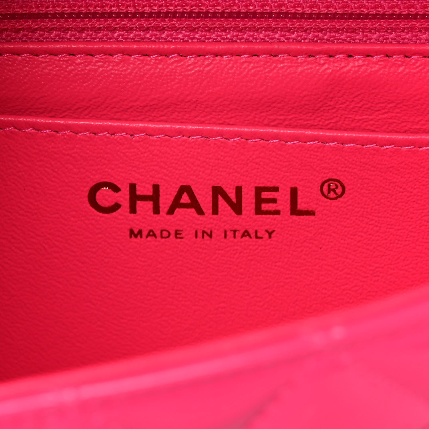 Chanel Patent Quilted Mini Rectangular Flap Pink 6 of 11