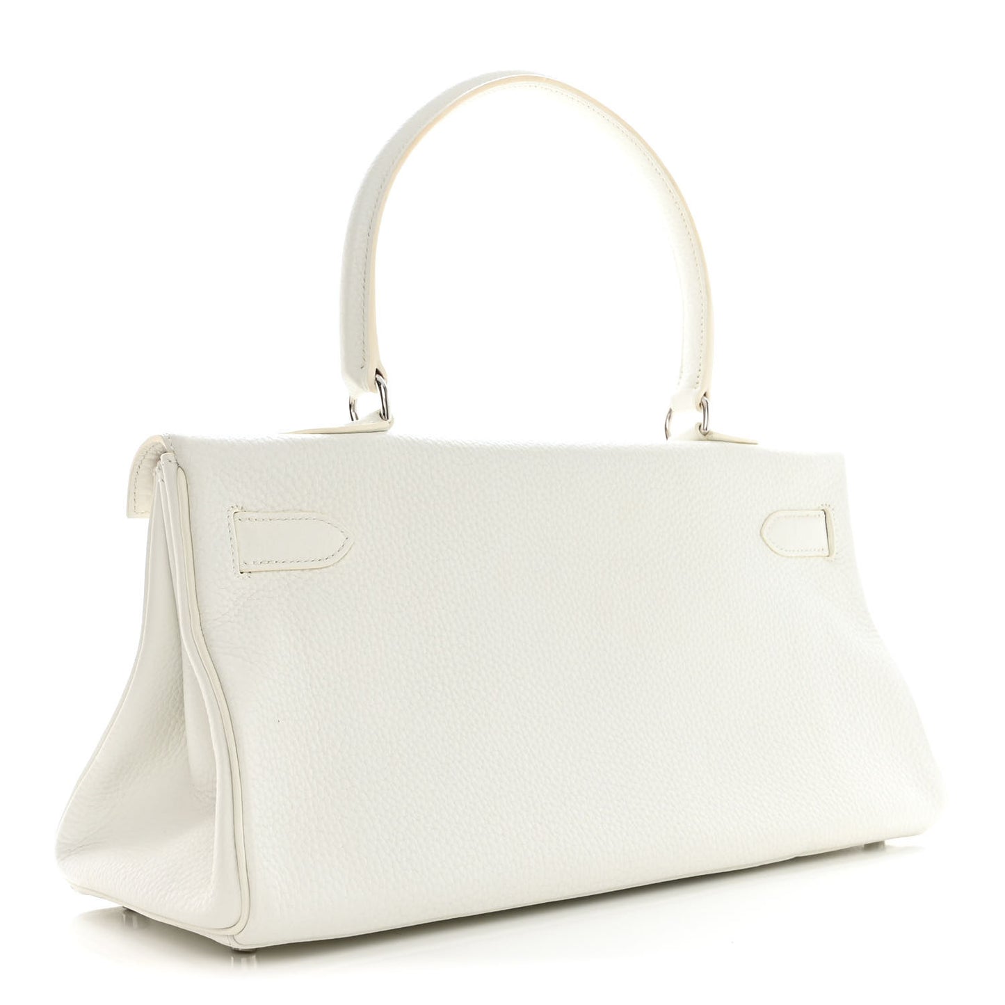 Taurillon Clemence Shoulder Kelly 40 White