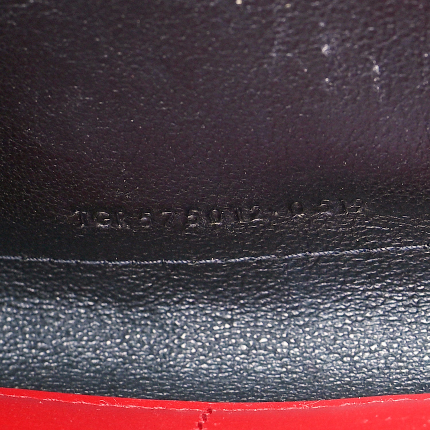 Saint Laurent Smooth Calfskin Monogram Sulpice Chain Wallet Red 9 of 16