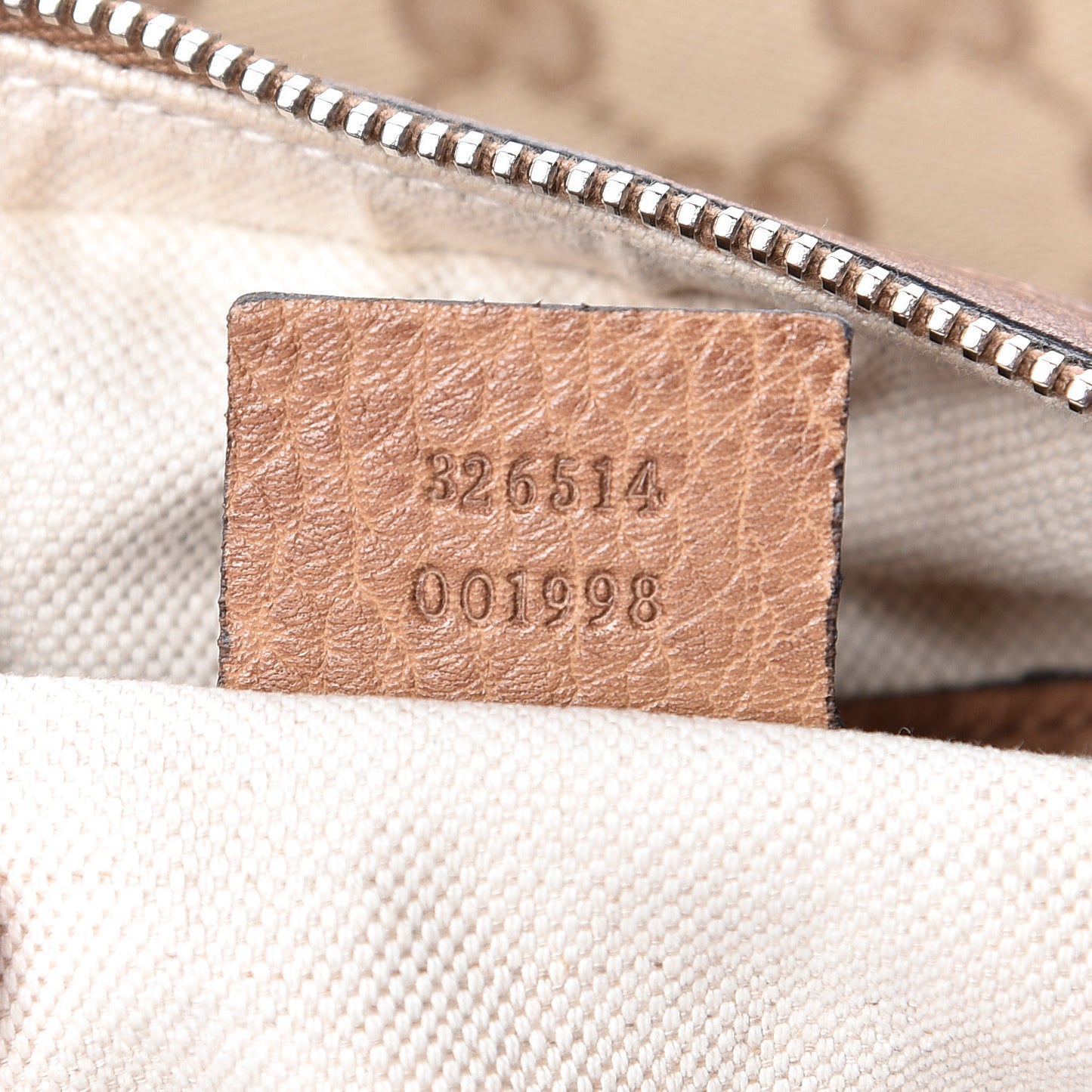 Monogram Old Libeccio Small Miss GG Hobo Beige Ebony Light Brown