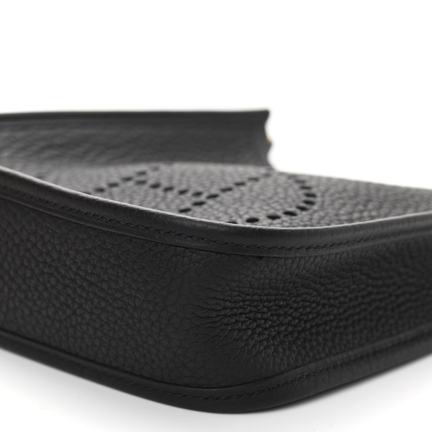 Hermes Taurillon Clemence Evelyne TPM Black 10 of 13