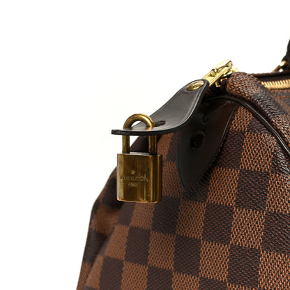 Louis Vuitton Damier Ebene Speedy 30 9 of 12