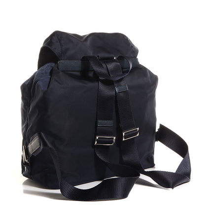 Prada Tessuto Nylon Vela Medium Backpack Blue 3 of 10