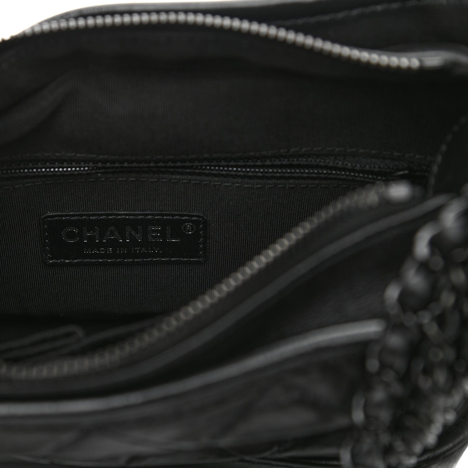 Chanel Aged Calfskin Quilted Small Gabrielle Hobo So Black 6 of 12