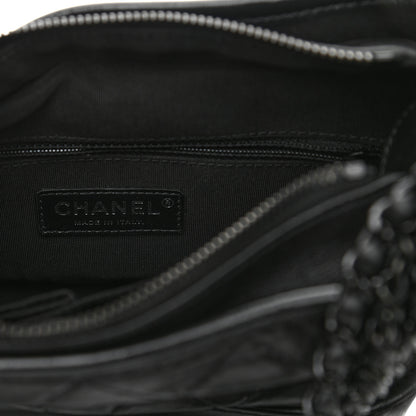 Chanel Aged Calfskin Quilted Small Gabrielle Hobo So Black 6 of 12