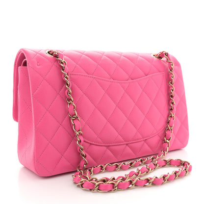 Chanel Caviar Quilted Medium Double Flap Pink 3 of 11