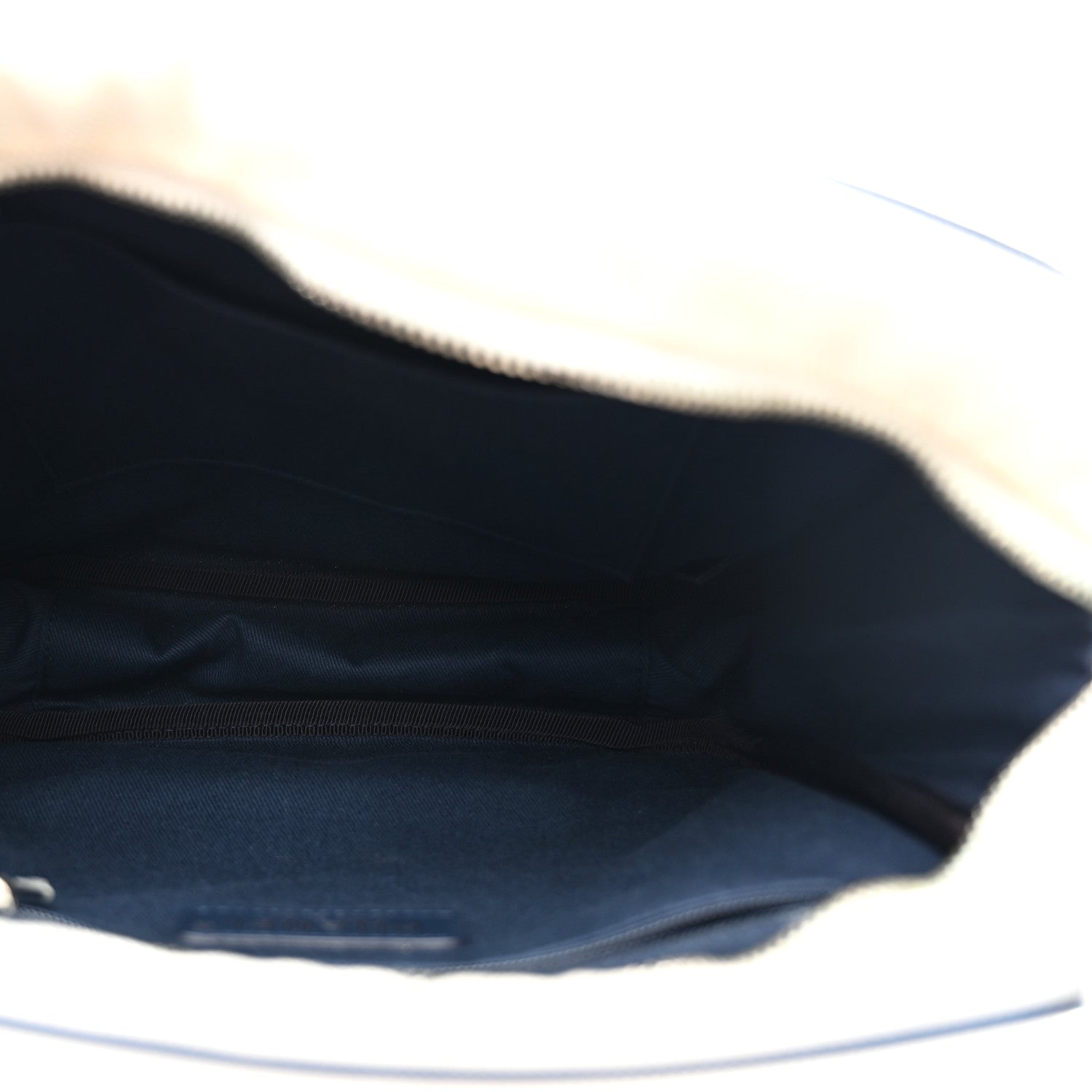 Chanel Nylon Rubber Messenger White Blue 9 of 21