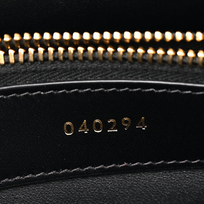 Celine Satinated Calfskin Small 16 Top Handle Bag Black 7 of 10