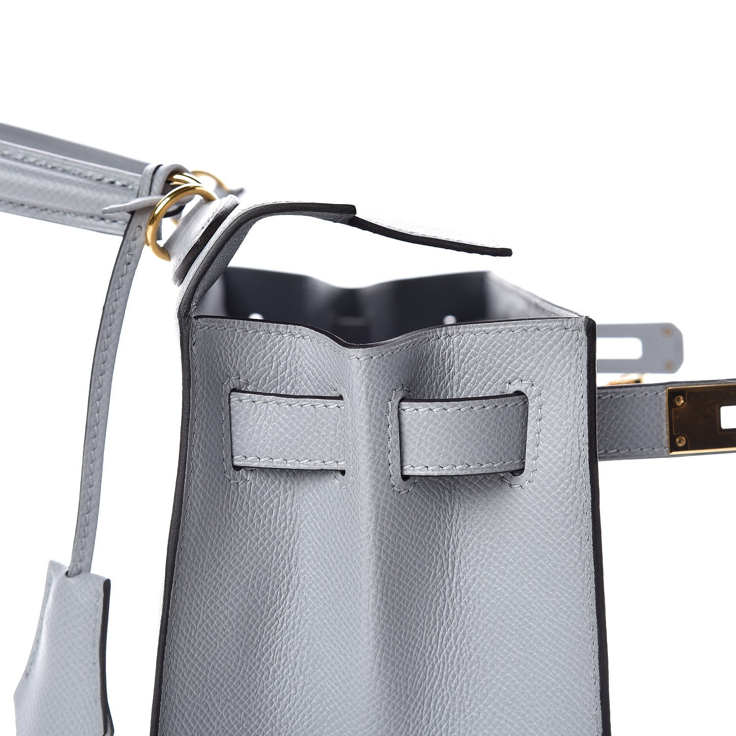 Hermes Epsom Kelly Sellier 28 Bleu Glacier 13 of 34