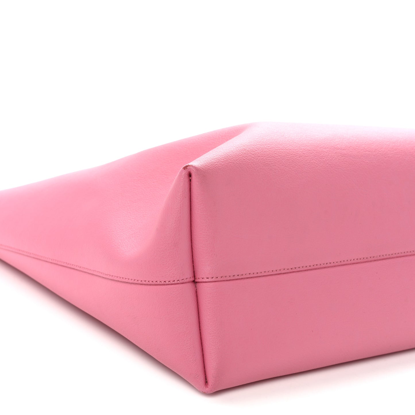 Calfskin Large Shopping Tote Pale Rose
