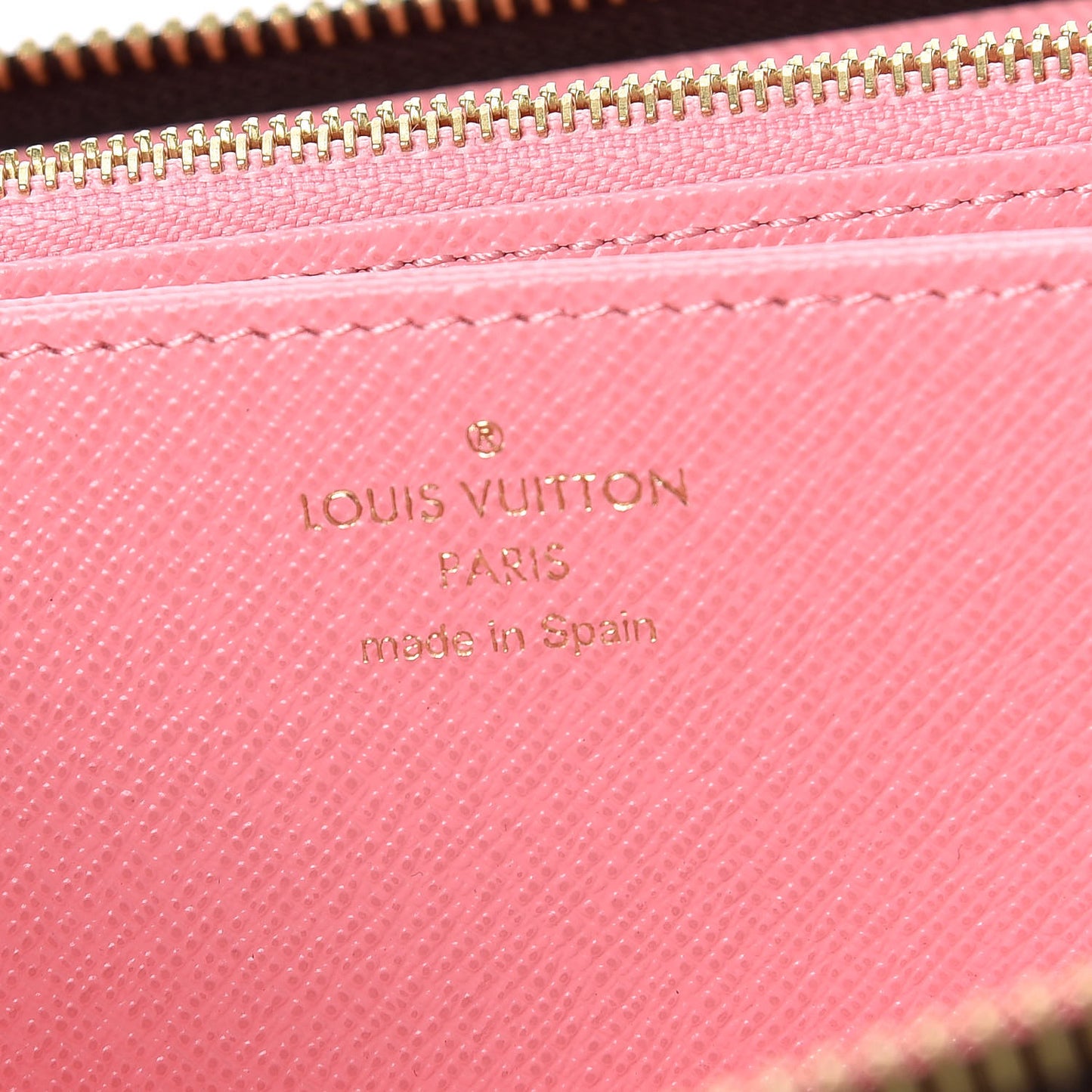 Monogram Jungle Dots Zippy Wallet Sugar Pink Poppy