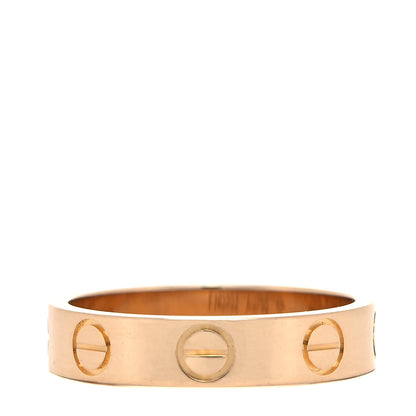 Cartier 18K Yellow Gold 3.5mm LOVE Wedding Band Ring 46 3.75 3 of 5