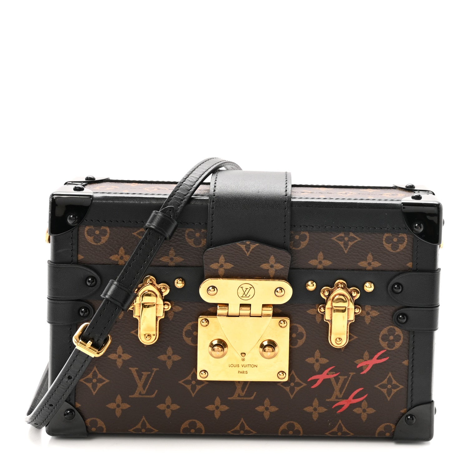 Louis Vuitton Monogram Petite Malle Black 1 of 9