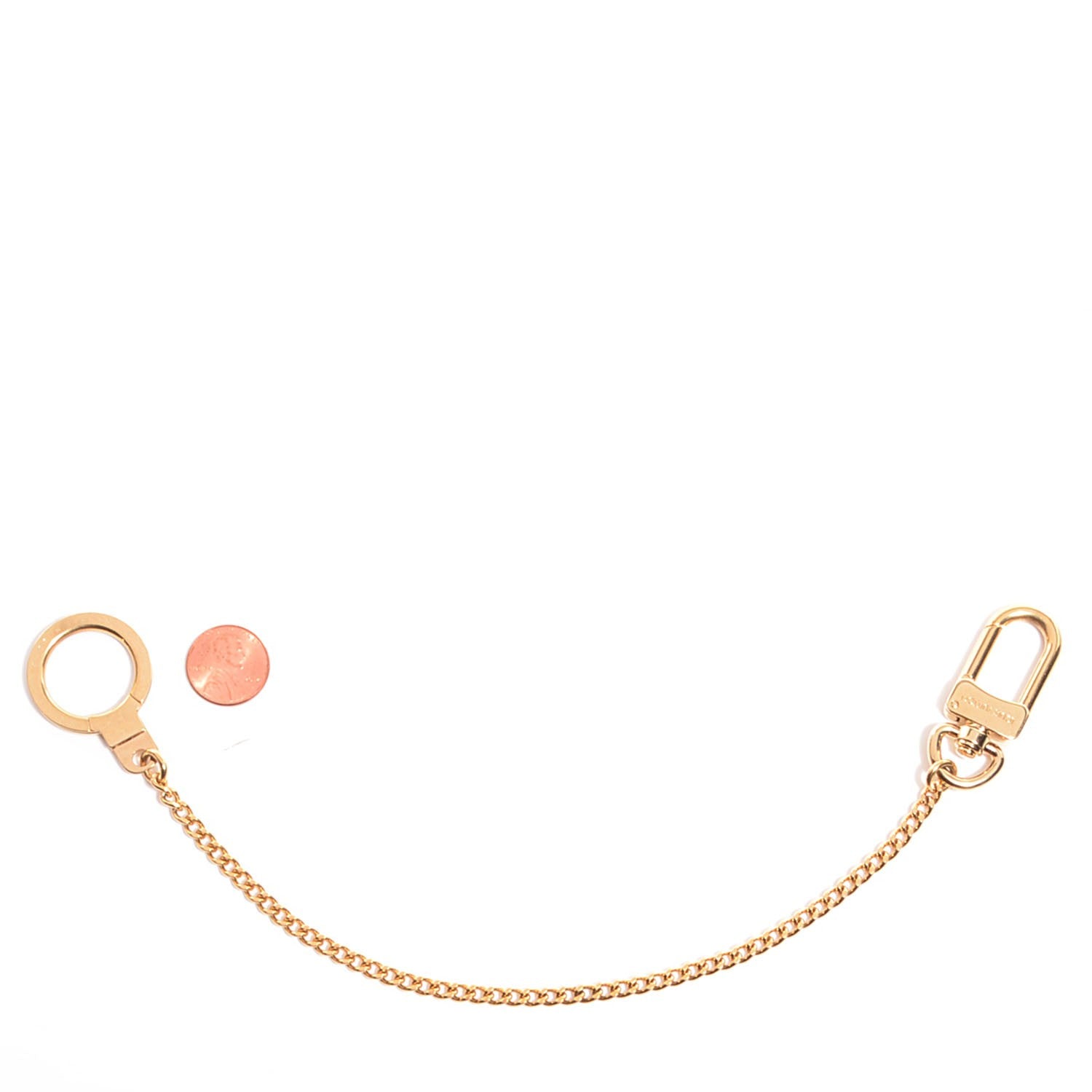 Louis Vuitton Pochette Extender Key Ring Gold 2 of 4