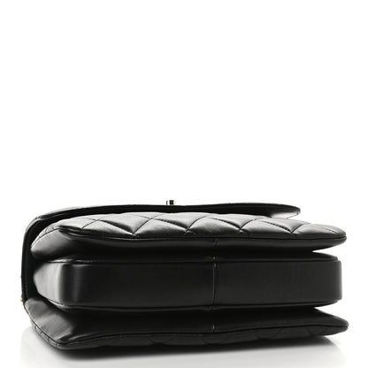 Chanel Lambskin Quilted Small Trendy CC Dual Handle Flap Bag Black 3 of 8