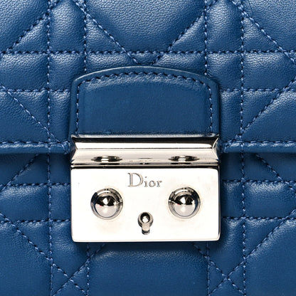 Christian Dior Lambskin Cannage Miss Dior Explorateur Compact Wallet Navy 8 of 8