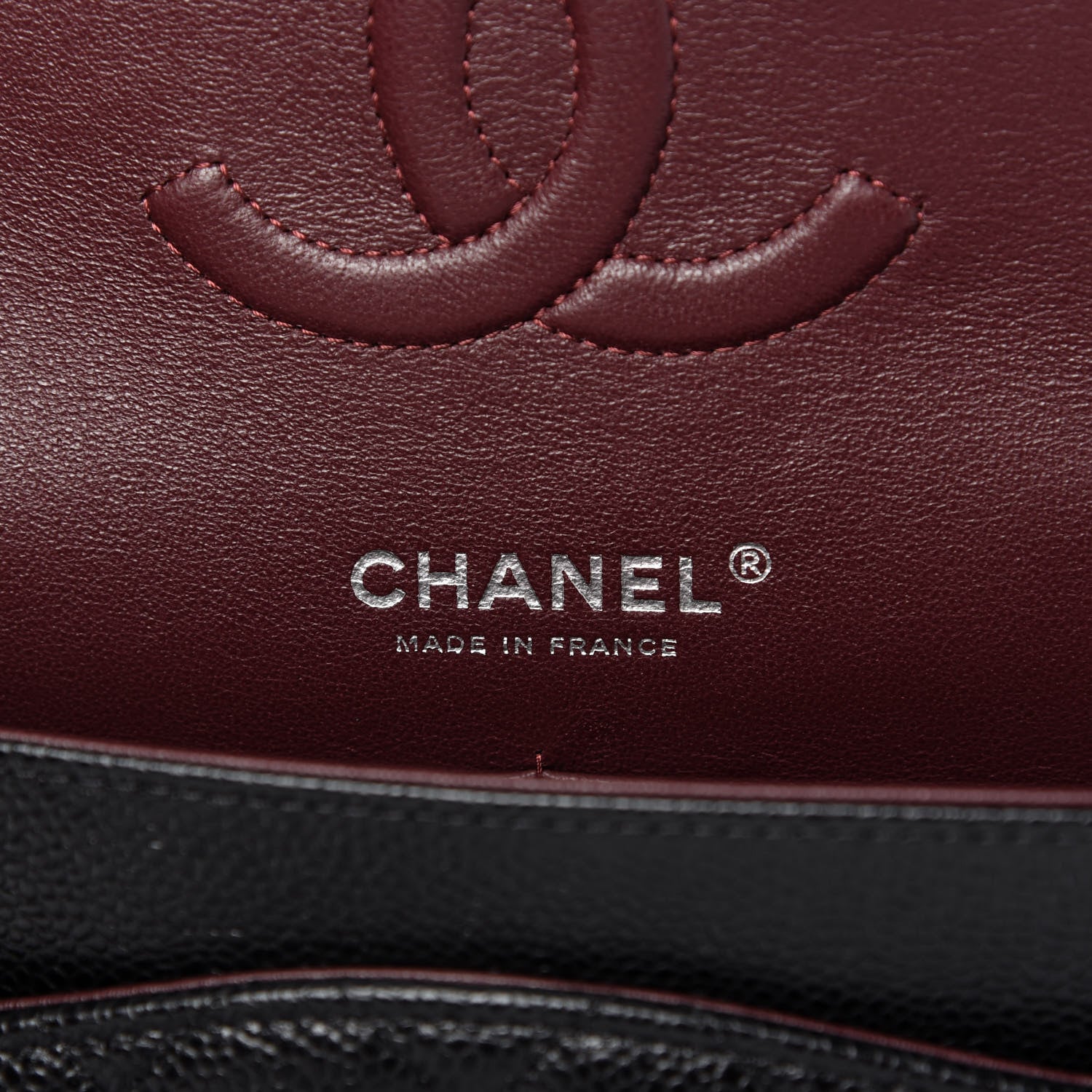 Chanel Caviar Quilted Medium Double Flap Black 8 of 10