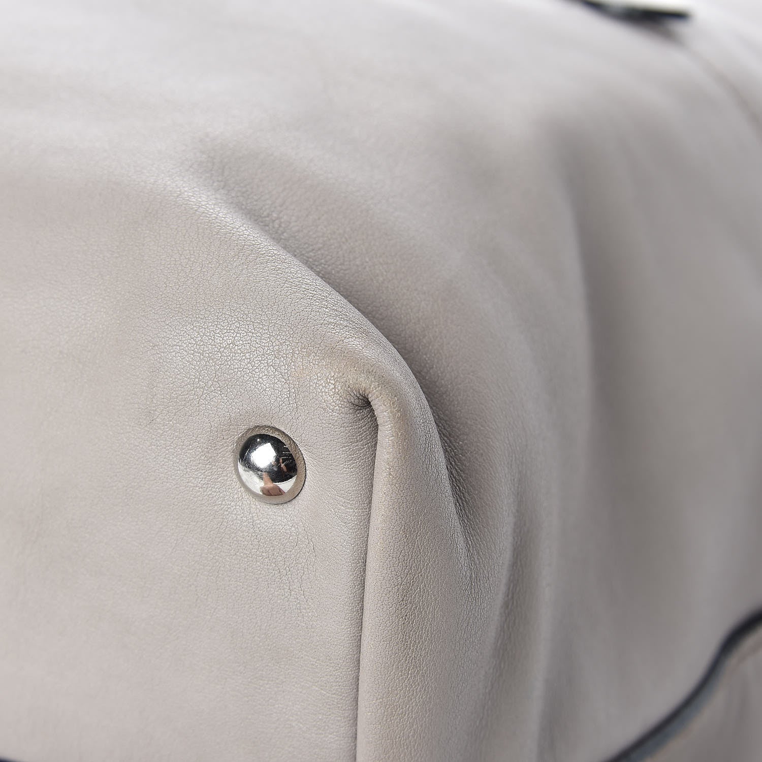 Miu Miu Vitello Soft Calfskin Shopping Tote Fumo 12 of 21