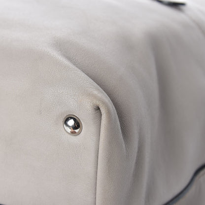 Miu Miu Vitello Soft Calfskin Shopping Tote Fumo 12 of 21